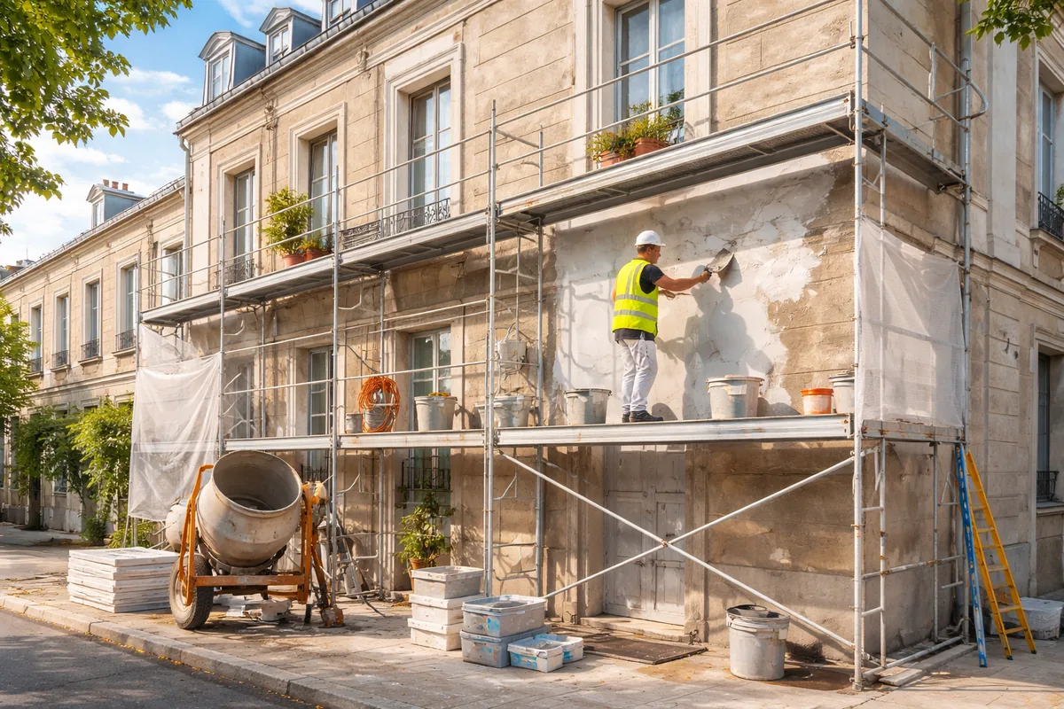 Les enjeux des travaux de rénovation de façade