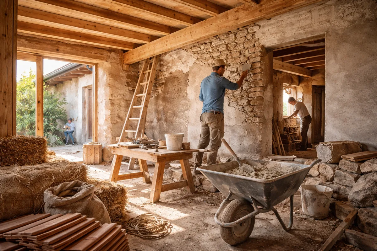 Rénover votre logement avec des techniques de construction traditionnelle